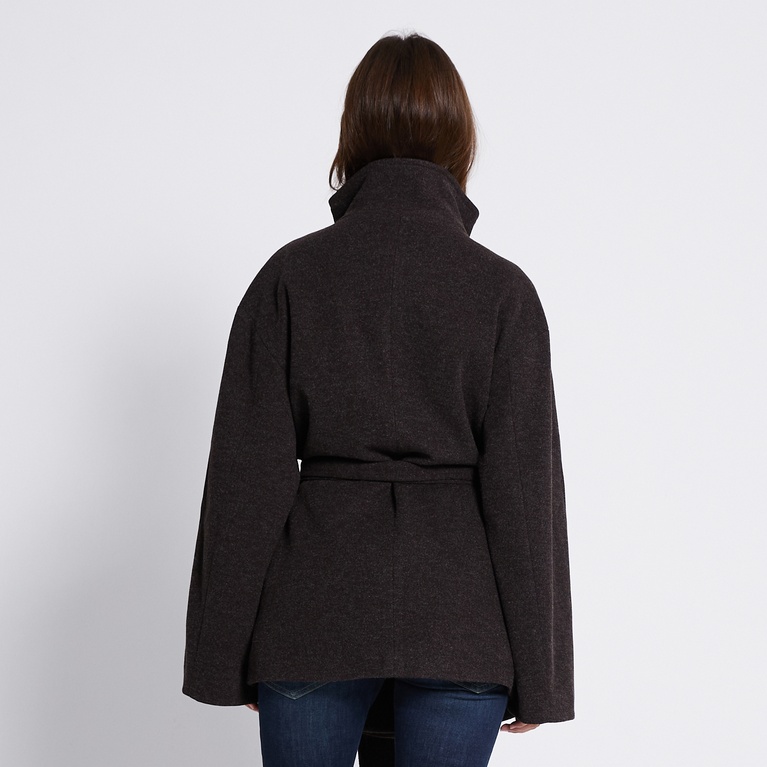 Short belted coat "Kendall"